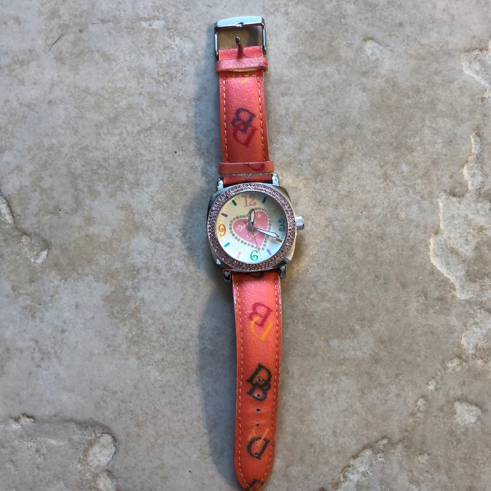 Dooney & Bourke large face pink watch